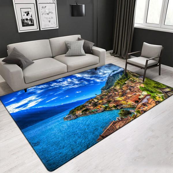 Best quality Customized size office carpet living room area rug landscape pattern Factory direct sale