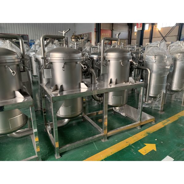 Тандем корпуса фильтра патрона круглой нержавеющей стали Multi