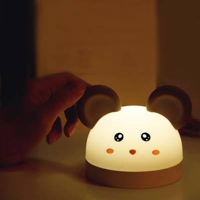 Silicone Cartoon Sleep Smart Alarm Clock With Night Light White Noise Sleep Trainer