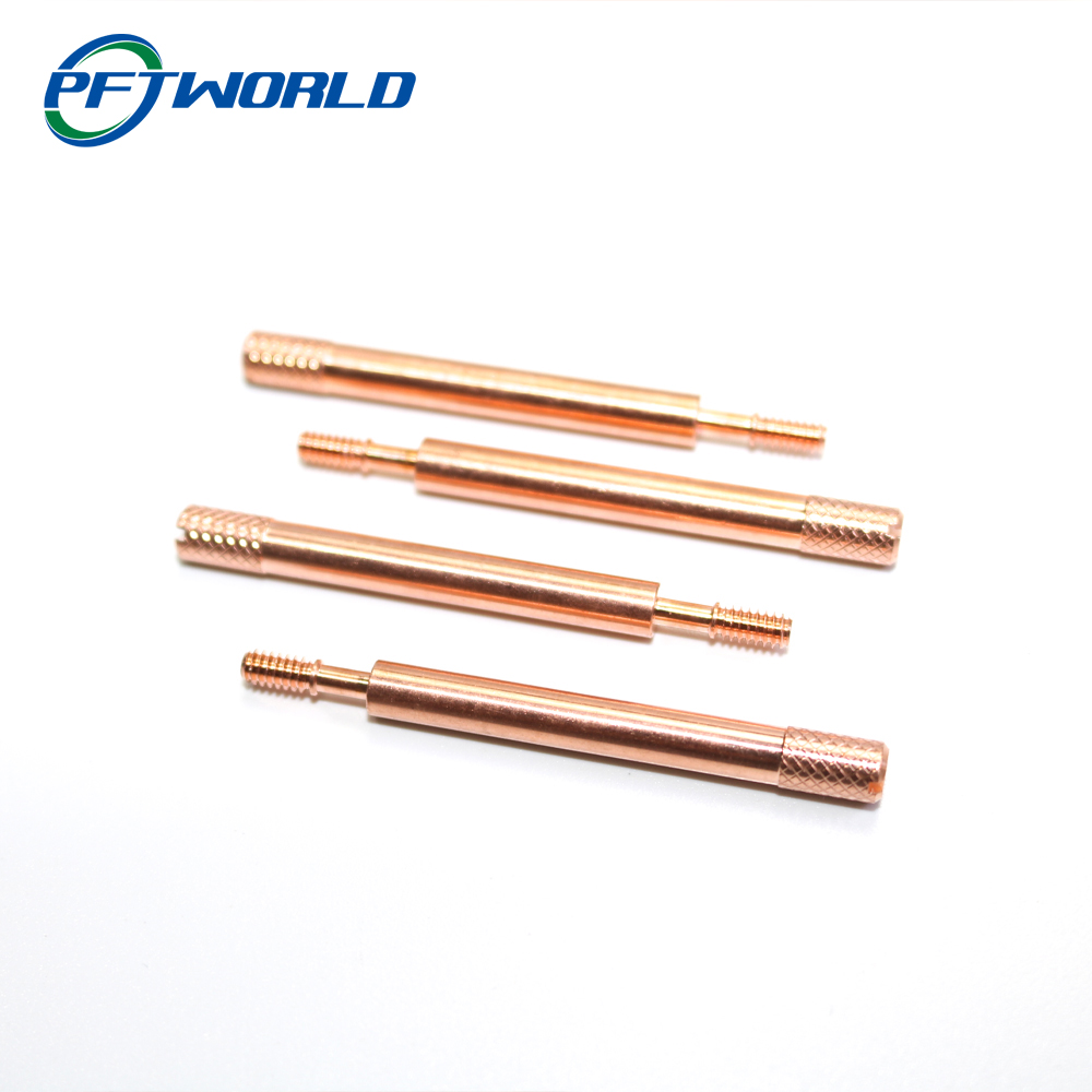 Крася анодируя Knurling оксидации анода золота алюминиевых частей CNC подвергая механической обработке розовый