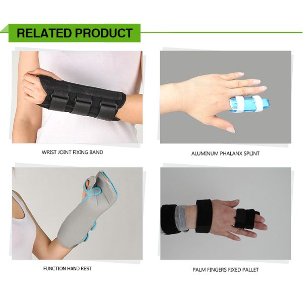 New type good selling black composite cloths wrist thumb protect brace