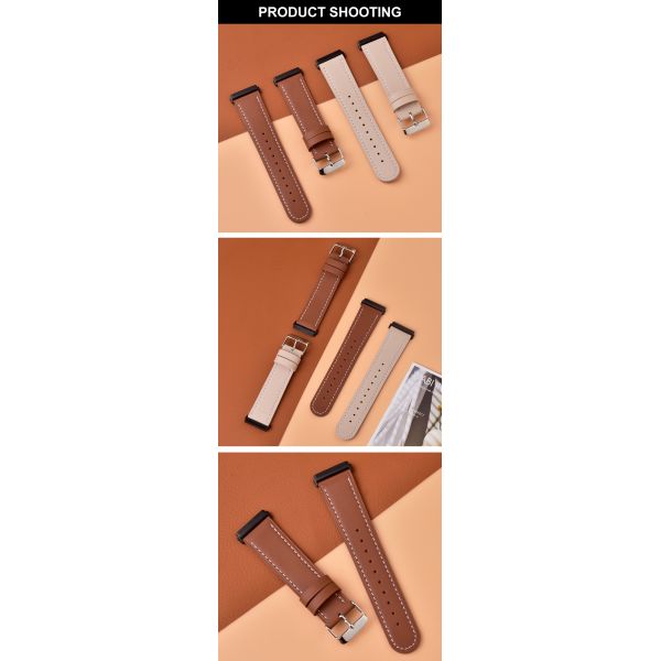 20mm Genuine Leather Watch Replacement Strap · Engraved/Laser-Etched Patterns