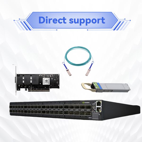 NVIDIA Mellanox MSB7890-ES2F 100G InfiniBand Switch 36-Port 7.2Tb/s Unmanaged Switch with P2C Airflow UFM Ready