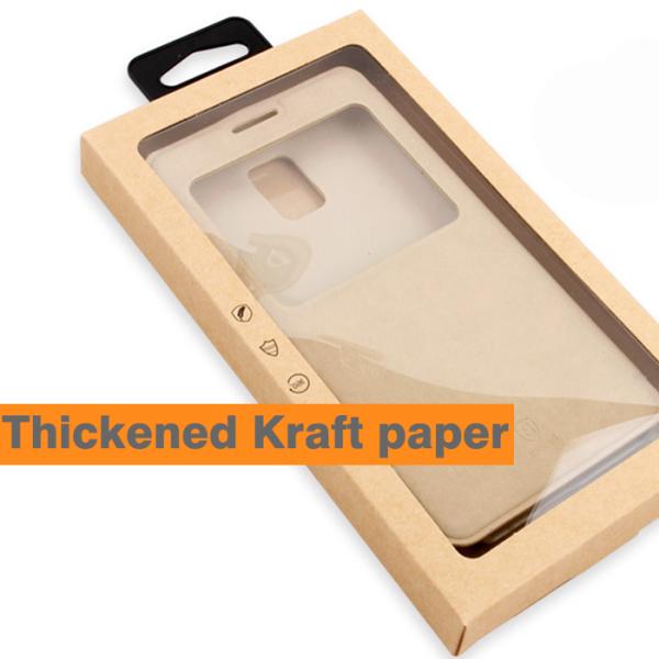 Custom Logo Print High Quality Phone Case Box with PVC Insert 171x95x16 mm Packaging Box