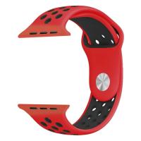 banda de reloj roja del silicón de RoHS de la banda cruzada del Smart Watch de 38m m
