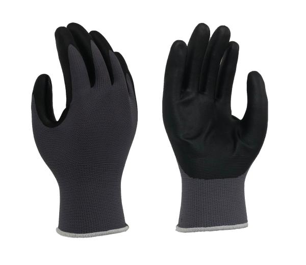DMF Free 4131X Nylon Knitting Foam Nitrile Gloves For Glass Handling