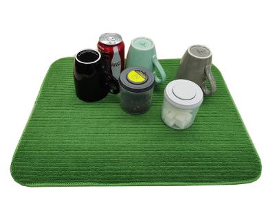38x50cm Microfiber Absorbent Dish Drying Mat For Draining Dishes