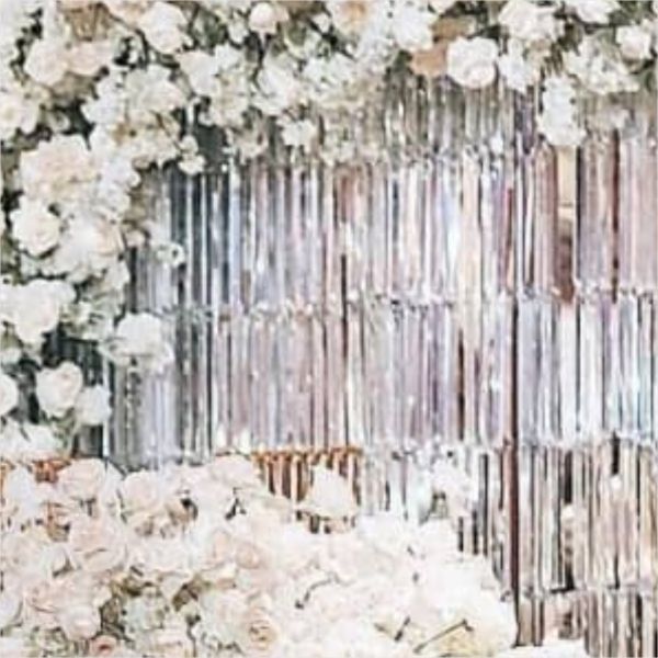 Уникальное украшение сцены мероприятия цветочный дизайн акриловый стенд для фона