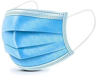 Non Woven 3 Ply Disposable Face Mask 3D Breathing Space 2.9 - 3.2g Light Weight