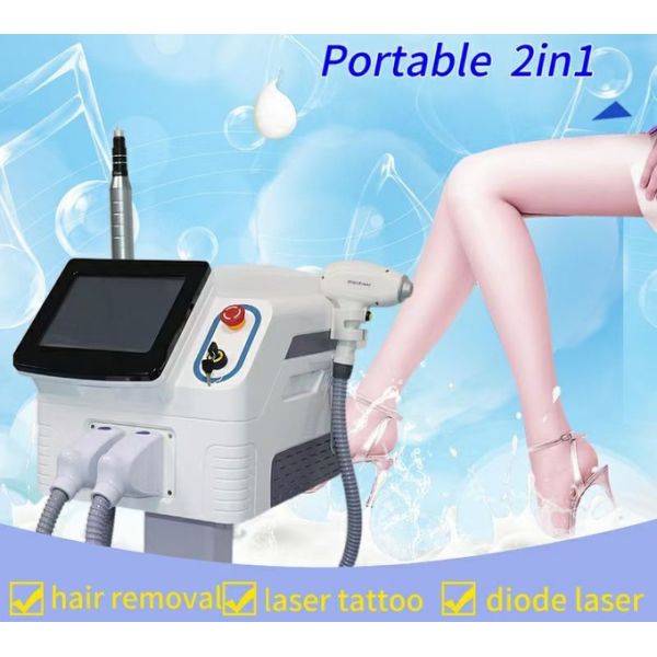 Spa 808 Nm Diode Laser Machine 2 In 1 Hair Removal And Picosecond Tattoo Removal