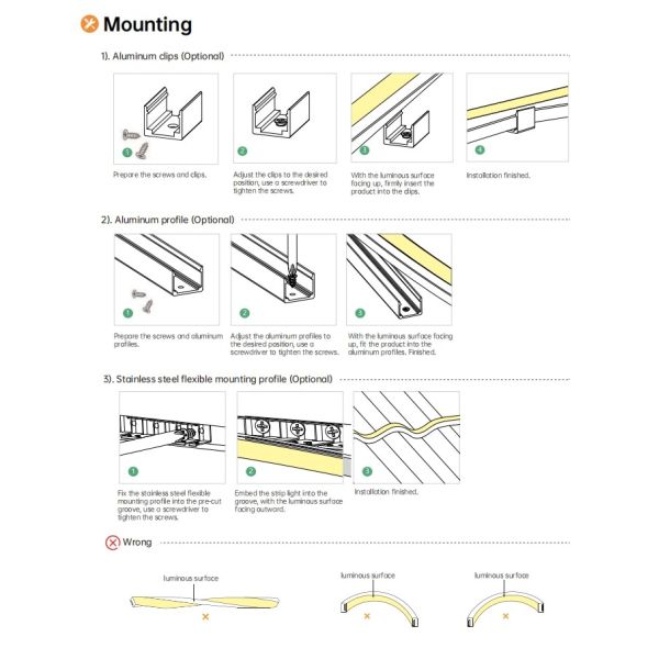 RGB RGBW Swimming Pool Neon Lights Strip Flexible LED Neon Lighting IP65 / IP68