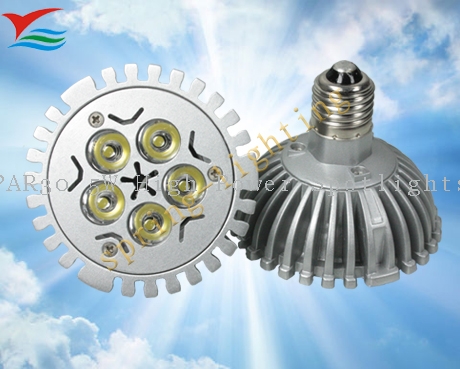 High Power AC85 - 265V / PAR30 / 5W / White 5500 - 6500K LED spot lamps Ce & RoHs approval
