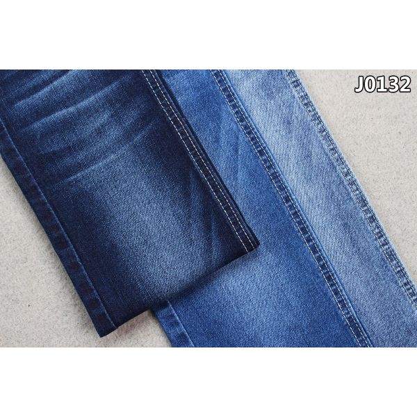 8.5 oz Light Weight Beautiful Slub TR 3/1 Right Twill Stretch Denim Fabric Wholesale