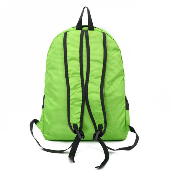 Folded backpacks green colorful school backpack fashion girls backpack