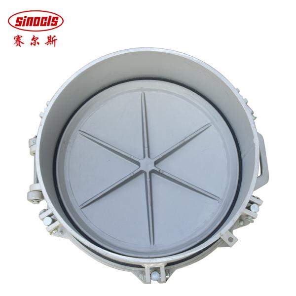 Highly Accurate Aluminum Alloy Six-jaw Quick-open Manhole Cover Seat for Tanker Explosion-proof