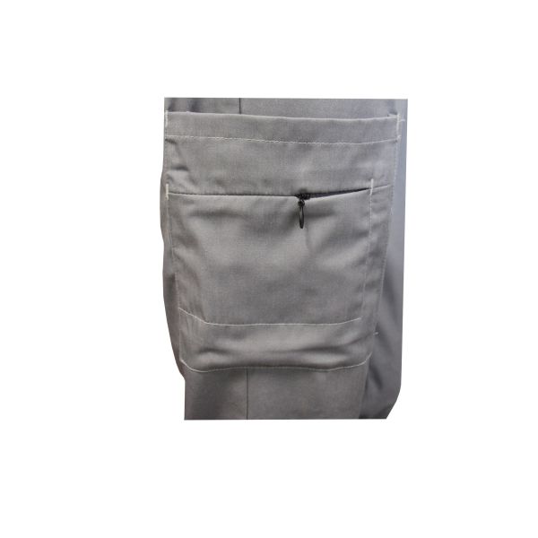 195 GSM Polyester 65% Cotton 35% Medical Uniform Scrubs Pants With Ties Loop Zipper