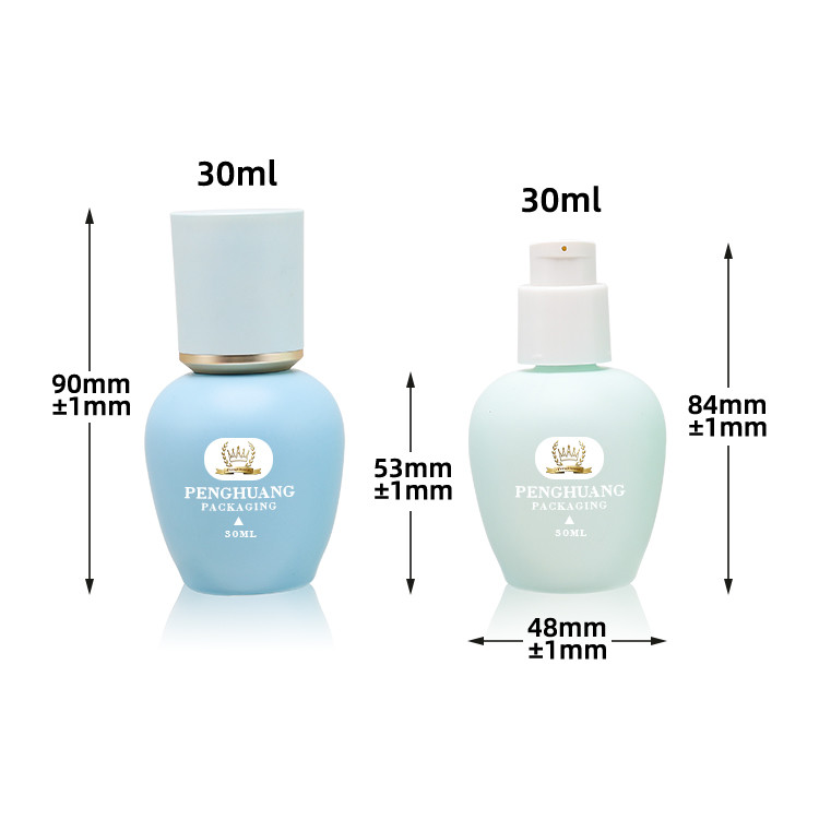бутылка капельницы сыворотки матированного стекла бутылки эфирного масла 30ml оптовой стеклянной бутылки учреждения 30ml роскошная изготовленная на заказ пустая