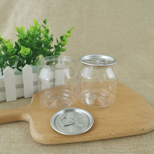 0.2L Bpa Free 10.5G Round Nuts Sweets Plastic Food Cans