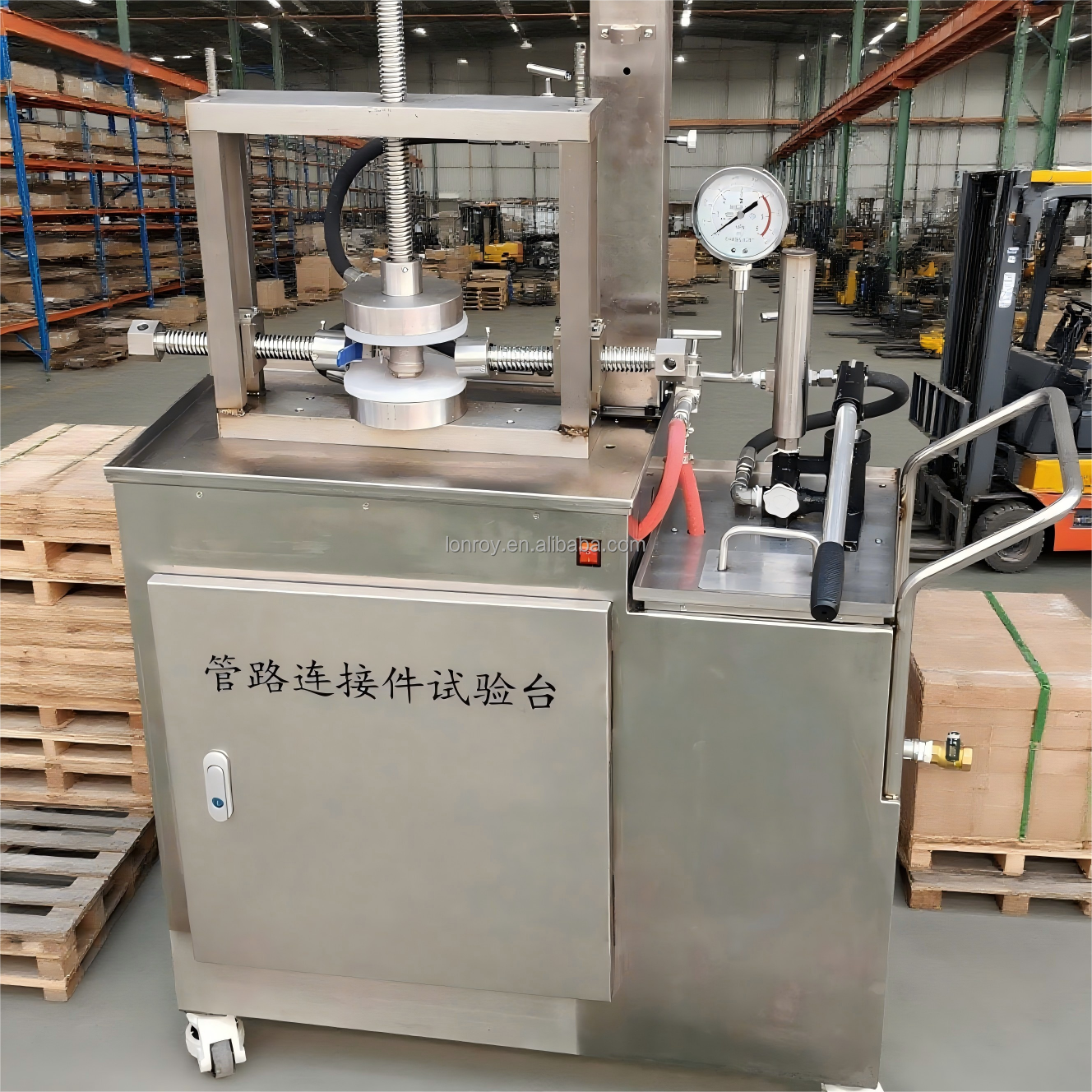 Pipe Connector Test Bench Laboratory Pipe Fitting Test Stand Pipe Fitting Test Bench Valve Housing Cold Pressure Tester