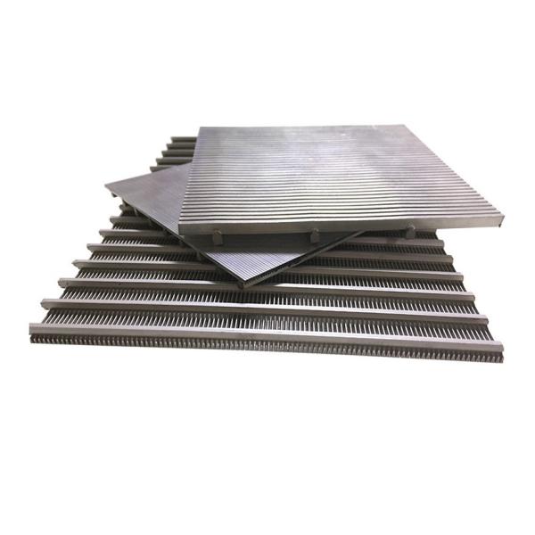 Stainless Steel Wedge Wire Wrapped Curved Sieve Flat Screen Filter Meshes