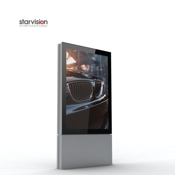 Anti corrosion Outdoor Digital Totem Street Active Area Kiosk