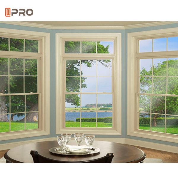 Horizontal Sliding Aluminum Glass Window With Grill Design