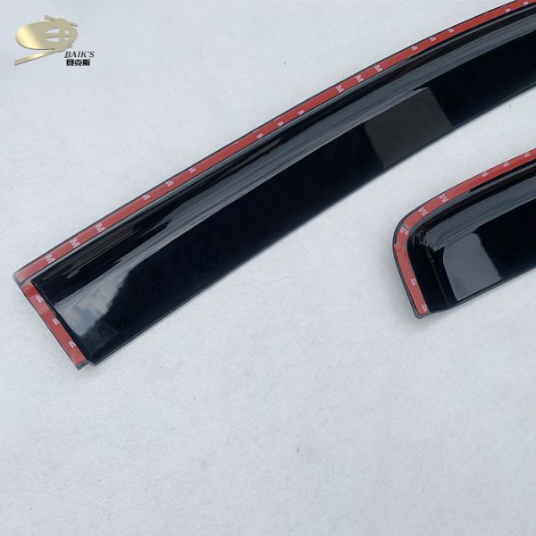 Black Auto Window Vent Shades For Ford Ranger 2015-2018