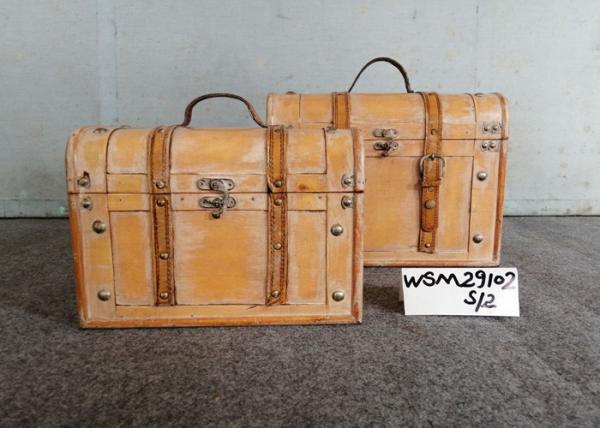ODM Decorative L36x27 Wooden Storage Trunk for home