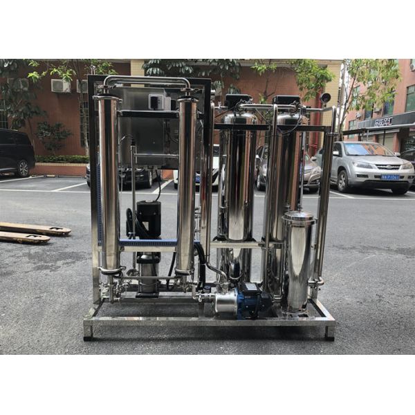 High Power RO Water Purifier Machine , Pure Drinking Water Treatment System 500 LPH