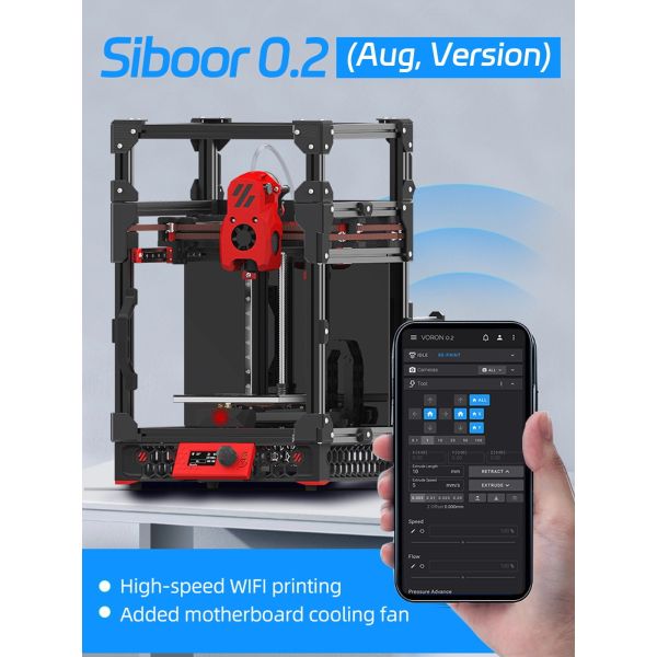 SIBOOR VORON 0.2 R1 3D Printer Kit WIth ABS Parts Version With Phaetus Dragon HF Hotend 3D Printer