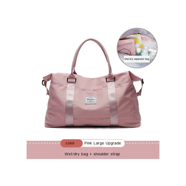 Women'S High Quality Customized Large Capacity Foldable Sports Fitness Wet And Dry Waterproof Travel Bag