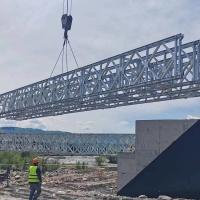 Steel Structure Trestle Prefabricated Trail Bridge Highway Steel Bridge
