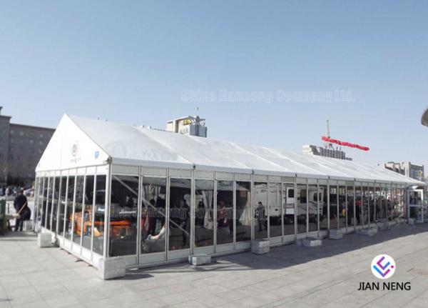 White Alloy Outdoor Aluminum Frame Tent 10X15m 10X20m DIN 4102 B1