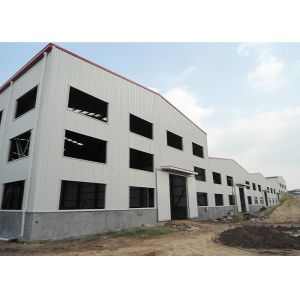 Large Scale Light Steel Structure Workshop , Prefabricated Steel Structure