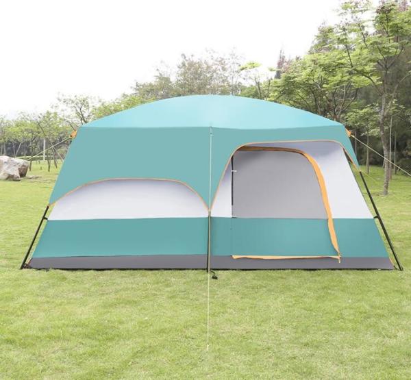 8 to 12 person Tent Triple Camping Tent Three Rooms Family Camping Tents Well-ventilated Waterproof (HT6100)