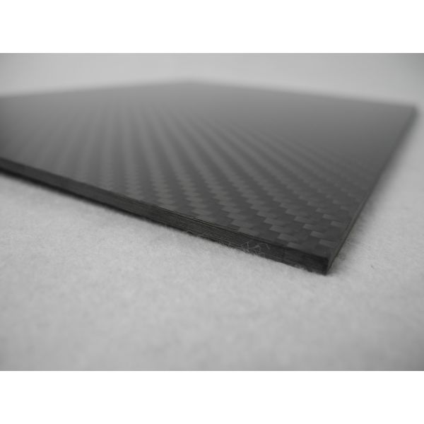 листы корабля Multi-цапфы толщины Twill лоснистой 2.5mm волокна 3K углерода