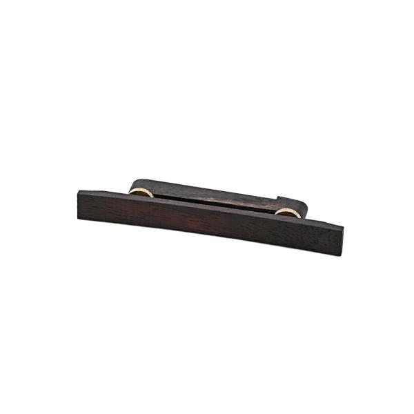 Rectangular Adjustable Acoustic Guitar Bridge With Metal Nut Saddle Blank