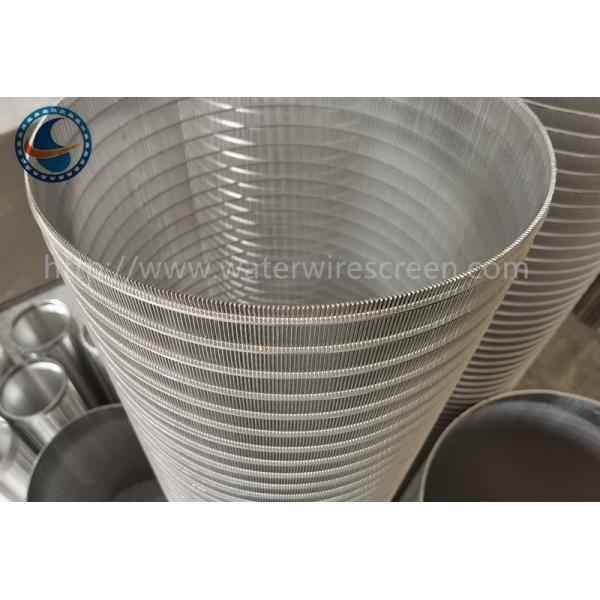 Stainless Steel 304 Johnson 0.5mm Slot Reverse Wedge Wire Screen