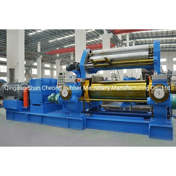Open Type Two Roll Rubber Mixing Mill | XK-560 Industrial Rubber Mixer