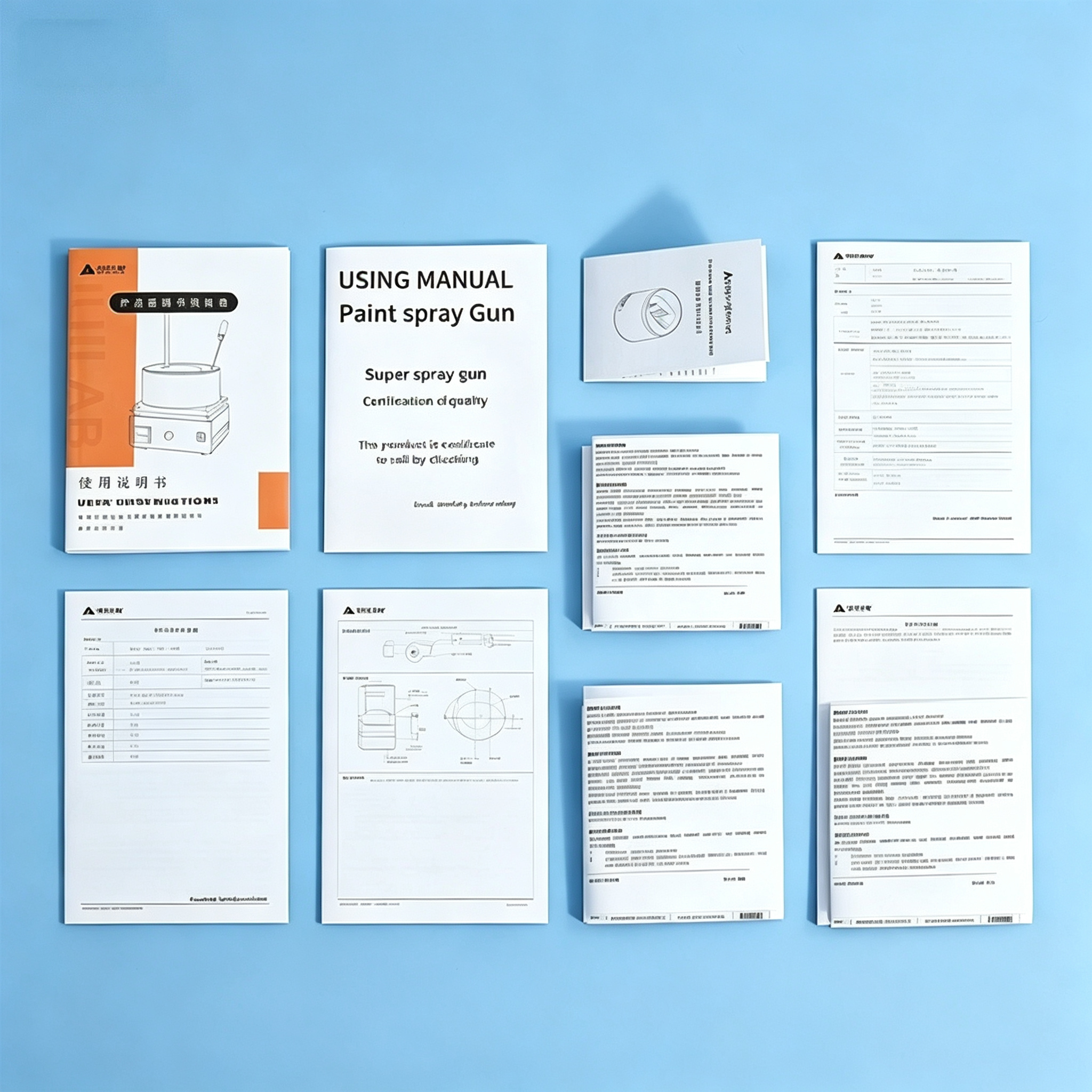 Instruction Manual Booklets With Multi-Panel Folding For Consumer Electronics