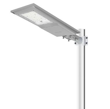 100W All In One Solar LED Street Lights ABS Housing SMD 2835 LED Chip 7000lm
