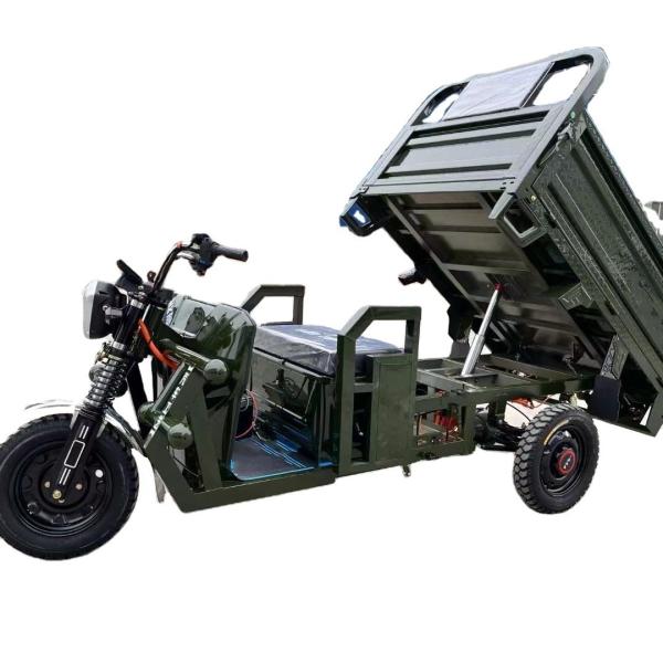 Payload Capacity ≥400kg Electric Tricycle Cargo Truck Vehicles with Self Discharging