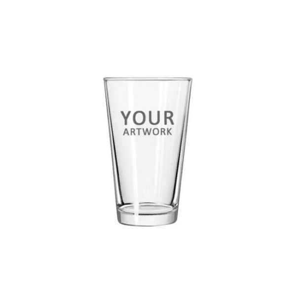 Highball Custom Printed Pint Glasses Lead Free 490ml Everyday Drinking Glasses