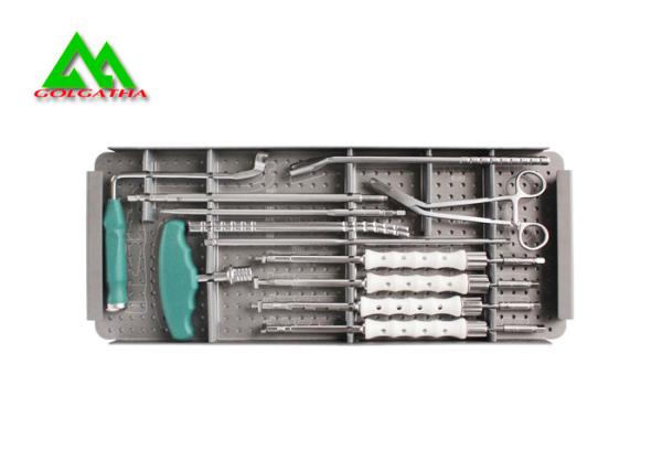 Internal Fixation Spinal Fix Surgical Instrument Kit Titanium / Stainless Steel Material
