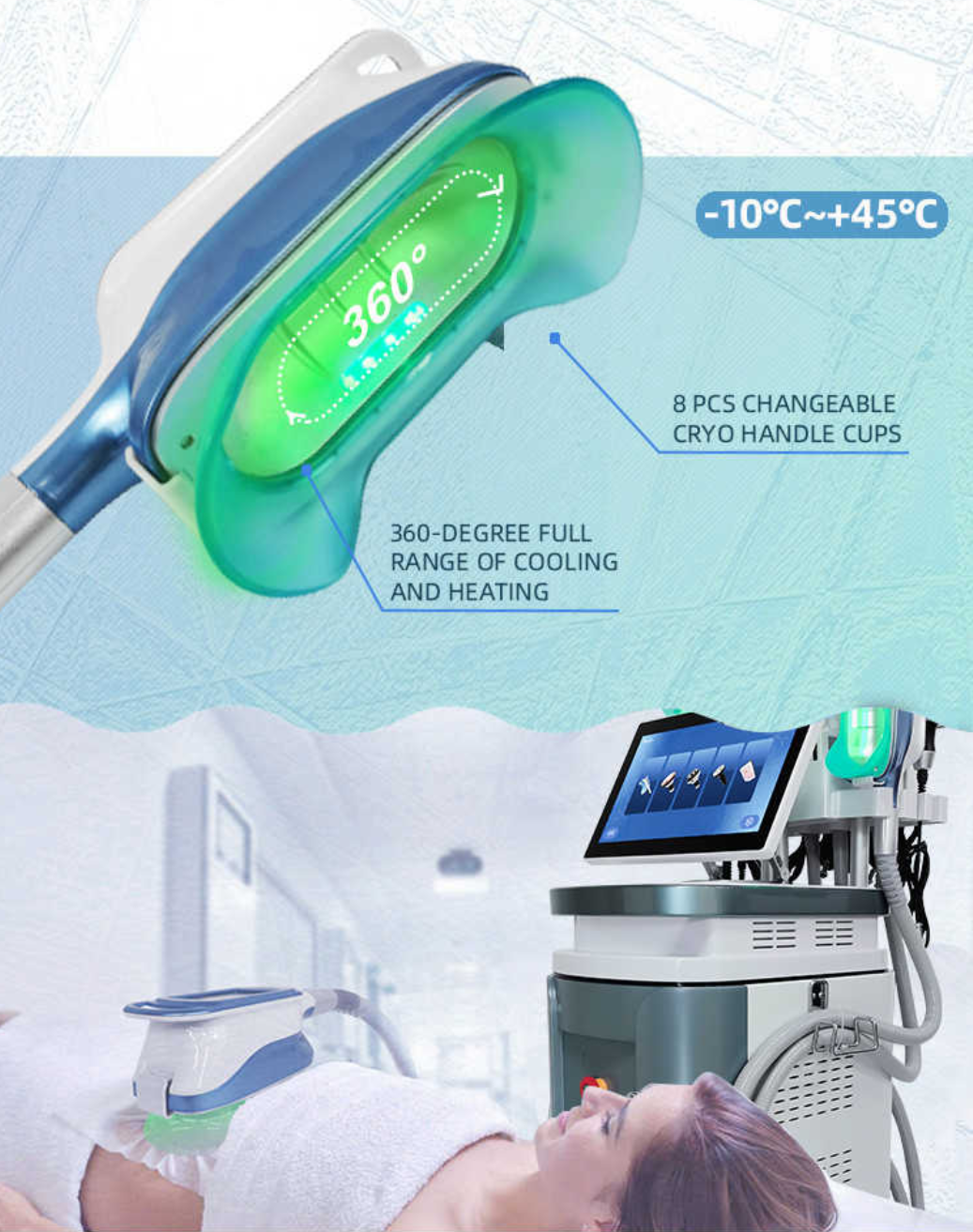 Multifunction Cryolipolysis Machine 1500W Cryolipolysis Body Sculpting Machine