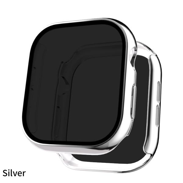 Eraysun Electroplating Anti-peeping Shell Film Integrated for Apple Watch Series10 42mm 46mm Protector Watch Case