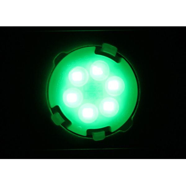 30mm Outdoor Green DC24V 0.6W IP67 Pixel Led Light XH6897 Controlling