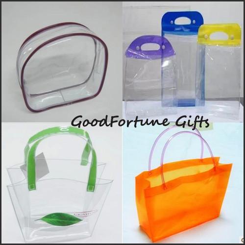 hot sale Eco-friendly pvc cosmetic gift shopping wine tote bag handbag shopping bag