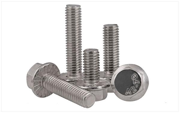 Stainless Steel Serrated-Flange Hex Head Screws  DIN6921 Serrated-Flange Hex Bolts Flanged Hex Machine Screws