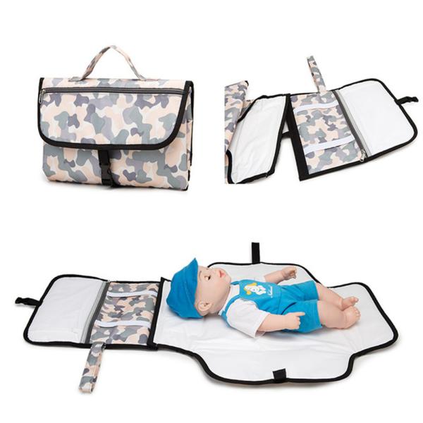 Multifunctional Portable Infant Baby Foldable Urine Mat Waterproof Nappy Diaper Bag Changing Cover Pad Travel Outdoor